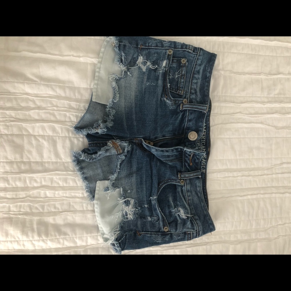 American Eagle jean shorties